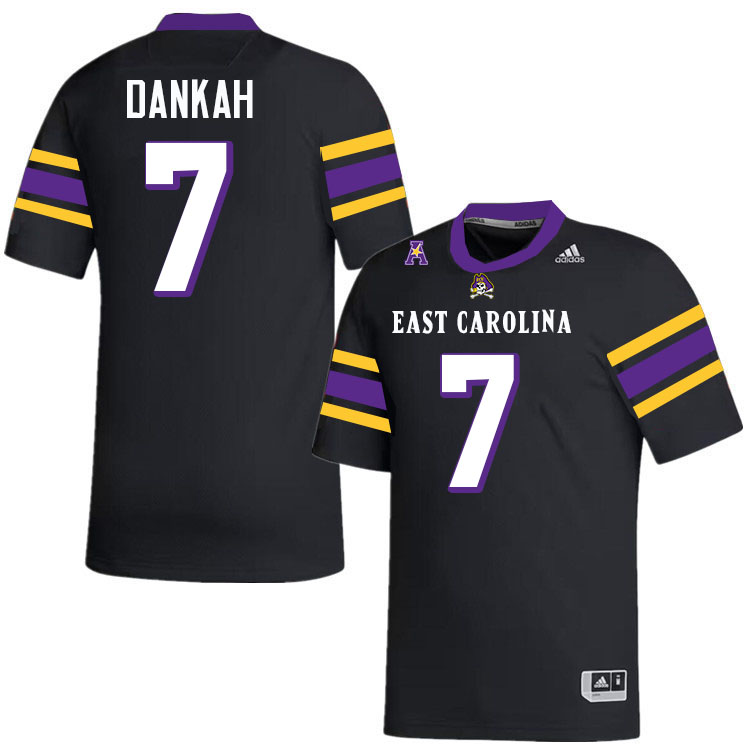 East Carolina Pirates #7 Samuel Dankah College Football Jerseys,Uniforms-Alternate Black